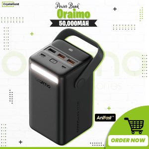 oraimo powerbox 500 50000mah 22.5w power bank