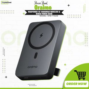 oraimo magpower 15 10000mah wireless and wired power bank